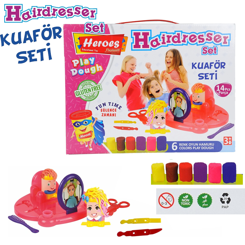 Playdough hairdresser best sale