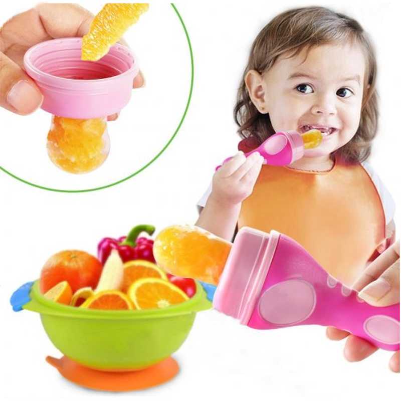 Fresh Food Feeder Nibbler Silicone Baby Fruit Pacifier With Cover