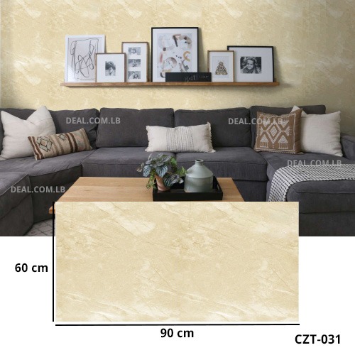 (60X90cm) Beige Texture Design Wall Sticker Foam Self Adhesive For Wall Decor