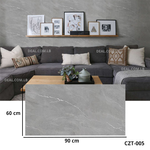 (60X90cm) Grey White Texture  Marble Design Wall Sticker Foam Self Adhesive For Wall Decor