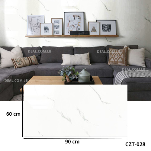 (60X90cm) White Color with Grey highlights Wall Sticker Foam Self Adhesive For Wall Decor