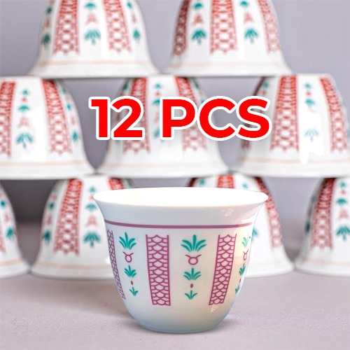 12 Pieces Arabic Coffee Cup Set Traditional Gahwa cup coffee cups