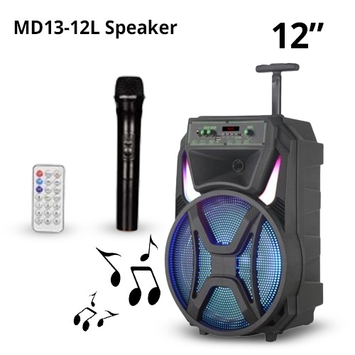 12Inch Karaoke Portable Bluetooth Speaker MD13-12L