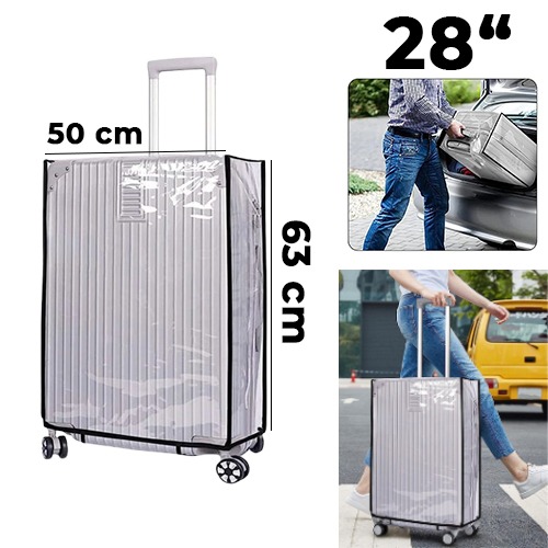 28 inch Luggage cover transparent trolley protection cover for waterproof suitcase cover