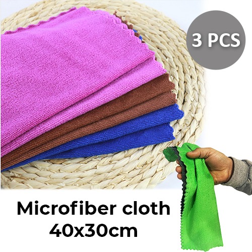 3+Pcs+Microfiber+Cloth+Multipurpose+40x30cm