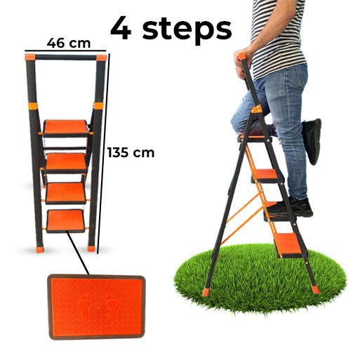 4 Steps Household Metal Ladder