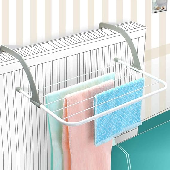 50x33cm+Radiator+Airer+Hanger+Hanging+Airing+Drier+Drying+Rack+Towel+Clothes+Rail