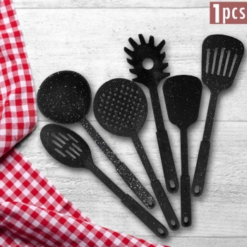 Black spotted Spatulas Slotted Turner