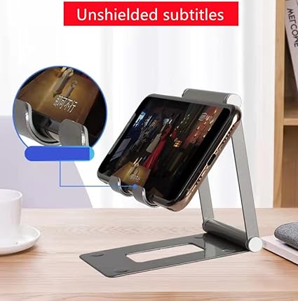 Desktop Universal Tablet Stand Portable Foldable Adjustable Metal Alloy Mobile Phone Holder