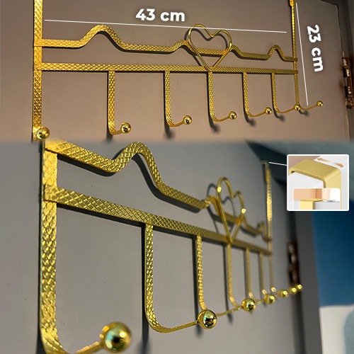 Hook Storage Rack Towel Hooks Hangers Decorative Hook Back of Door Hooks Punch Hooks Wardrobe Hooks Over The Door Coat Rack Over The Door Towel Rack Over The Door Hanger Iron