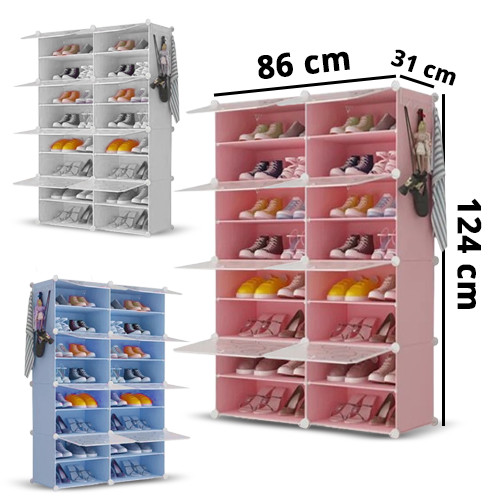 Multi-layer simple shoe cabinet home  entry door shoe cabinet easy to disassemble plastic shoe rack