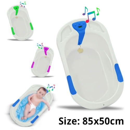 Music and light baby shower bathtub