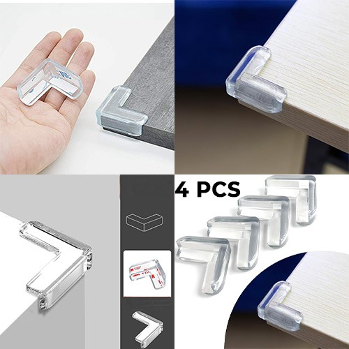 Pack of 4 Silicone Table Corner Protector Edge Protector Corner Protector Buffers Shock Protection