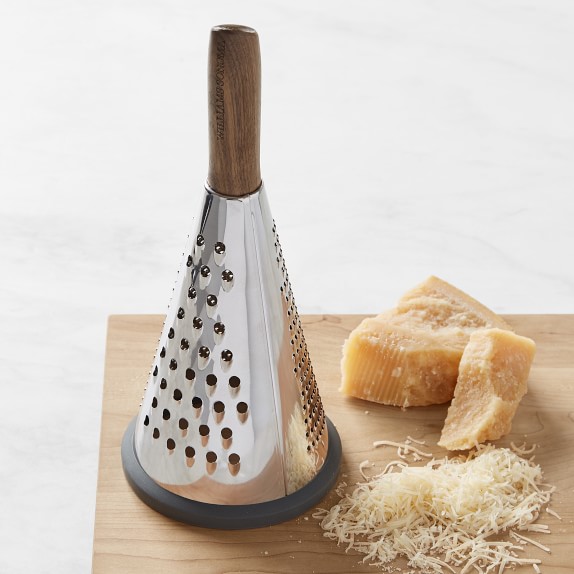 Stainless Steel Cheese and Vegetable Grater Wooden Handle