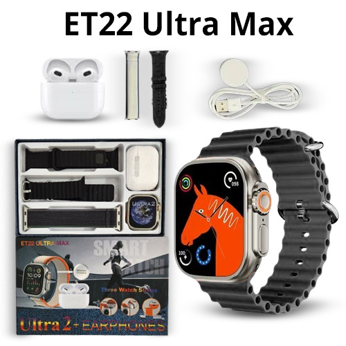 Ultra 2 Smart Watch Three Watch Straps + Airpods