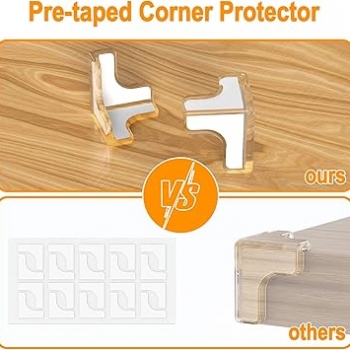 Silicone+Table+Corner+Protectors+for+Kids%2C++4PCS+Pre-taped+Baby+Safety+Furniture+Corner+Protectors+with+Strong+Adhesive%2C+Baby+Proofing+Corner+Guards+for+Sharp+Corners