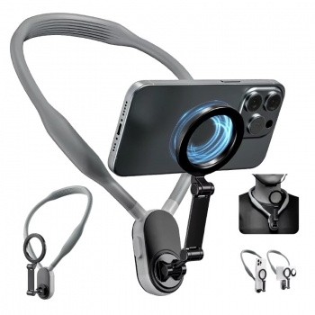 Adjustable+Magnetic+Neck+Phone+Holder+For+Hands-Free+Filming