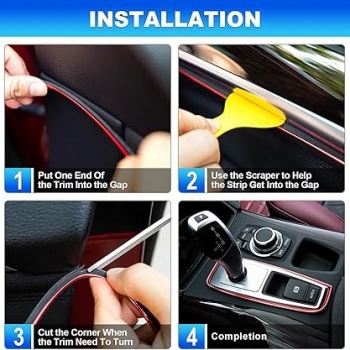 5M+Universal+Car+Trim+Strips+Fit+for+Most+Car+Interior+Installation