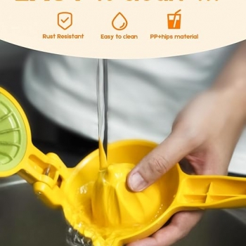 Lemon+Squeezer%2C+Manual+Citrus+Juicer%2C+Lemon+Juicer+with+Rotating+Hinge+Blade+Hand+Juicer+Squeezer+with+a+leaking+spoon+for+Extracting+the+Most+Juice+Possible