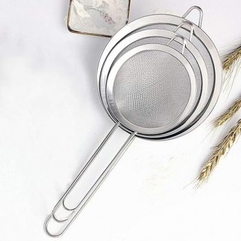 3+pcs+set+wire+mesh+stainless+steel+fine+mesh+strainer+Food+Strainer+set