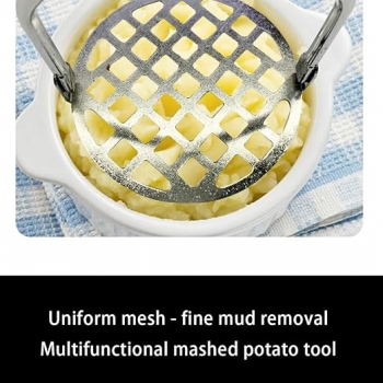 Stainless+Steel+Potato+Masher+Vegetable+Fruit+Masher