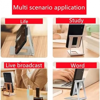 Desktop+Universal+Tablet+Stand+Portable+Foldable+Adjustable+Metal+Alloy+Mobile+Phone+Holder