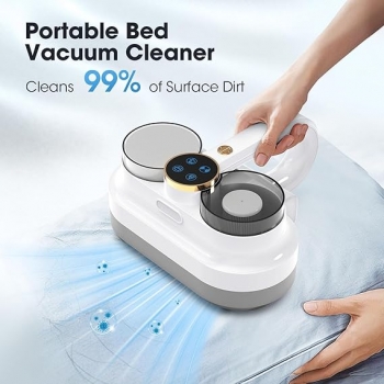 Cordless+Bed+Vacuum+Cleaner%2CMite+Removal%2C+Handheld+Mattress+Vacuum+Cleaner+with+U+V+%26+Ultrasonic%2C+Strong+Suction+Bed+Vacuum+Cleaner+for+Deep+Clean+Dust%28Rechargeable%29