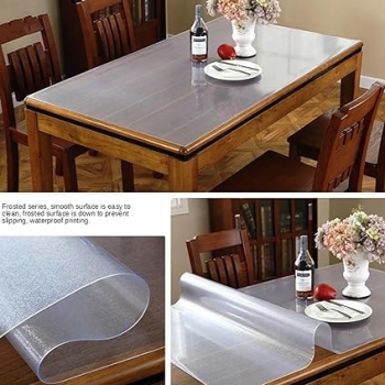 3mm+Blurred+Tablecloth+Table+Protector+Eco+Thicken+Protective+Desk+Blotter+Mat+Cover+Waterproof+Wipeable+Tablecloth+Roll+Easy+Clean+PVC+Vinyl+Dining+Coffee+Tabletop+Protection+Liner+Pad