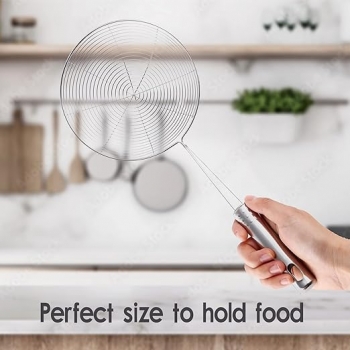 40x19cm+Stainless+Steel+Spider+Strainer%2CFrench+Fries+Strainer%2CPans+Strainer%2CMultifunctional+Kitchen+Strainer