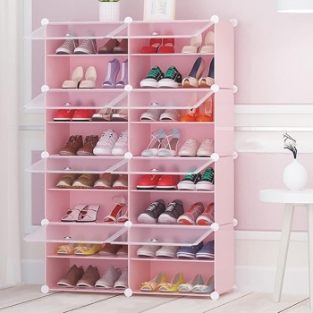 Multi-layer+simple+shoe+cabinet+home++entry+door+shoe+cabinet+easy+to+disassemble+plastic+shoe+rack