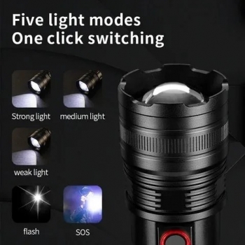 XA-B702+High+Range+Aluminum+Alloy+Flashlight+%26+Power+Bank+Charging+Treasure