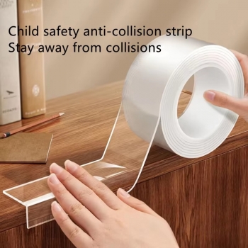 6cmx2m+Baby+Protection+Transparent+Edge+Protection+Strip+Child+Safety+Table+Corner+Anti-collision+Strip+for+Cabinet+Table+Drawers